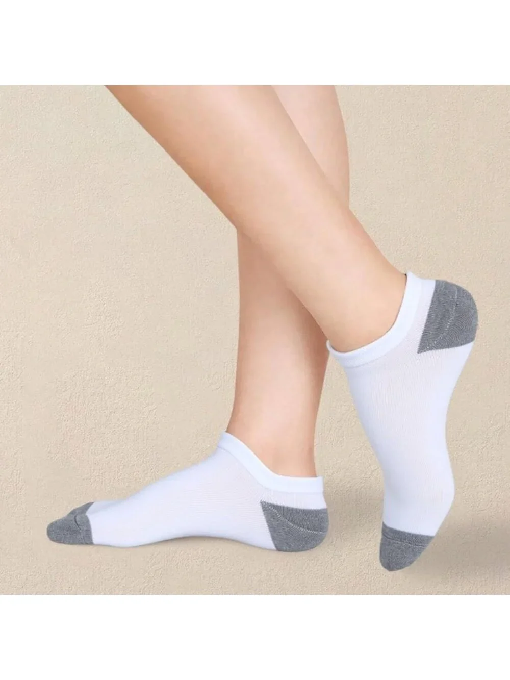 🧦Women's Black White 20 Pair Pairs Low Cut Ankle No Show Casual Athletic Socks